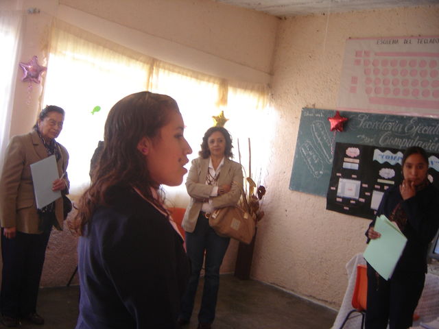 La Alumna Jazmín Patricia hace su participación
